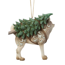 Load image into Gallery viewer, Woodland Husky with Tree Ornament - Jim Shore Heartwood Creek