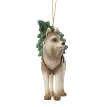 Load image into Gallery viewer, Woodland Husky with Tree Ornament - Jim Shore Heartwood Creek