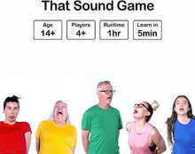 Load image into Gallery viewer, That Sound Game A noisy game for weird people – Party Game for Adults & Teens (14+) – Family Game