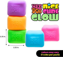 Load image into Gallery viewer, Schylling NeeDoh Nice Cube Glow - Squeeze Toy with a Super Solid Squish