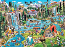 Load image into Gallery viewer, DoodleTown: Portage Pandemonium - 1000 Piece Puzzle by Cobble Hill - Hallmark Timmins