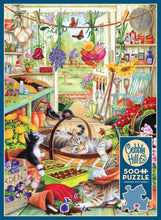 Load image into Gallery viewer, Potting Shed Cats - 500 Piece Puzzle by Cobble Hill - Hallmark Timmins