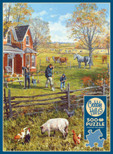 Load image into Gallery viewer, Young Family Farm - 500 Piece Puzzle by Cobble Hill