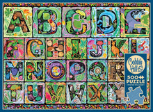 Load image into Gallery viewer, A to Z - 500 Piece Puzzle by Cobble Hill