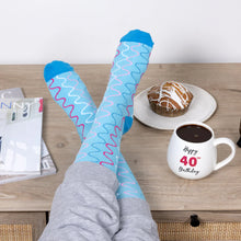 Load image into Gallery viewer, 40TH BIRTHDAY 15.5 OZ MUG AND SOCK SET