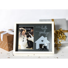 Load image into Gallery viewer, CAT GOODBYE 9.5" X 7.5" SHADOW BOX FRAME (HOLDS 4" X 6" PHOTO)