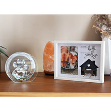 Load image into Gallery viewer, DOG GOODBYE 9.5" X 7.5" SHADOW BOX FRAME (HOLDS 4" X 6" PHOTO)