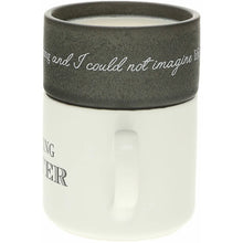 Load image into Gallery viewer, SISTER STACKING MUG AND CANDLE SET 100% SOY WAX SCENT: TRANQUILITY