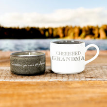 Load image into Gallery viewer, GRANDMA STACKING MUG AND CANDLE SET 100% SOY WAX SCENT: TRANQUILITY