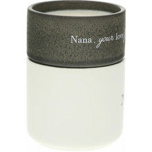 Load image into Gallery viewer, NANA STACKING MUG AND CANDLE SET 100% SOY WAX SCENT: TRANQUILITY