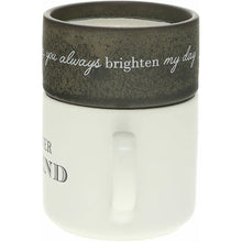 Load image into Gallery viewer, FRIEND STACKING MUG AND CANDLE SET 100% SOY WAX SCENT: TRANQUILITY