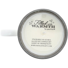 Load image into Gallery viewer, FRIEND STACKING MUG AND CANDLE SET 100% SOY WAX SCENT: TRANQUILITY