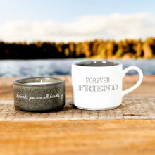 Load image into Gallery viewer, FRIEND STACKING MUG AND CANDLE SET 100% SOY WAX SCENT: TRANQUILITY