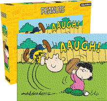 Load image into Gallery viewer, PEANUTS LUCY FOOTBALL - 500 Piece Puzzle by Aquarius