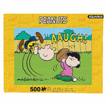 Load image into Gallery viewer, PEANUTS LUCY FOOTBALL - 500 Piece Puzzle by Aquarius