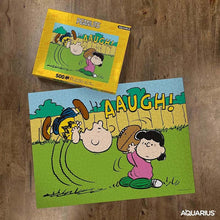 Load image into Gallery viewer, PEANUTS LUCY FOOTBALL - 500 Piece Puzzle by Aquarius