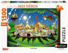 Load image into Gallery viewer, Le Banquet d'Asterix 1500 Piece Puzzle by Ravensburger