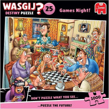 Load image into Gallery viewer, Wasgij Destiny 25 - Games Night! (1000 pieces) - Hallmark Timmins