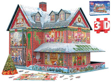 Load image into Gallery viewer, Christmas House 3D Puzzle by Eurographics