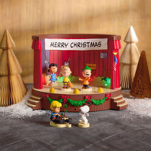 Load image into Gallery viewer, The Peanuts® Gang Merry Christmas, Charlie Brown! Tabletop Decoration With Light and Sound