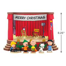Load image into Gallery viewer, The Peanuts® Gang Merry Christmas, Charlie Brown! Tabletop Decoration With Light and Sound