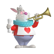 Load image into Gallery viewer, Disney Alice in Wonderland 75th Anniversary The White Rabbit Ornament - Hallmark Timmins
