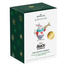 Load image into Gallery viewer, Disney Alice in Wonderland 75th Anniversary The White Rabbit Ornament - Hallmark Timmins
