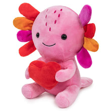 Load image into Gallery viewer, Axolotl With Heart Plush, 7.75"