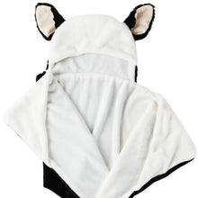 Load image into Gallery viewer, Baby Cow Hooded Blanket With Pockets