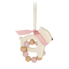 Load image into Gallery viewer, Baby Girl's First Christmas Bear 2023 Ornament