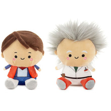 Load image into Gallery viewer, Better Together Back to the Future Doc and Marty McFly Magnetic Plush Pair, 5.5" H
