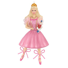 Load image into Gallery viewer, Barbie™ in the Nutcracker™ 25th Anniversary Porcelain and Fabric Ornament - Hallmark Timmins