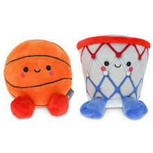 Load image into Gallery viewer, Better Together Basketball and Hoop Magnetic Plush Pair, 6" H
