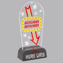 Load image into Gallery viewer, Beetlejuice™ Light-Up Tabletop Sign, 10.5"