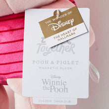 Load image into Gallery viewer, Large Better Together Disney Winnie the Pooh and Piglet Magnetic Plush Pair, 11"
