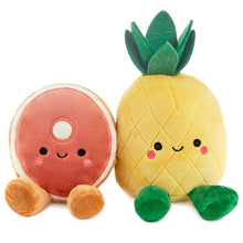 Load image into Gallery viewer, better together ham and pineapple magnetic plush