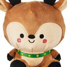 Load image into Gallery viewer, Better Together Santa and Reindeer Magnetic Plush Pair, 5.75"