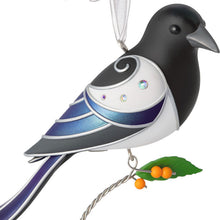 Load image into Gallery viewer, The Beauty of Birds Black-Billed Magpie Ornament