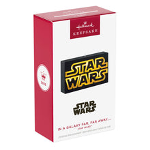 Load image into Gallery viewer, Star Wars™ In a Galaxy Far, Far Away.... Ornament With Light - Hallmark Timmins