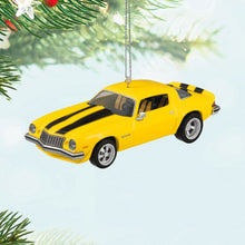 Load image into Gallery viewer, The Car's the Star Transformers 1976 Chevrolet® Camaro® Bumblebee Metal Ornament