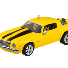 Load image into Gallery viewer, The Car's the Star Transformers 1976 Chevrolet® Camaro® Bumblebee Metal Ornament