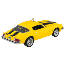 Load image into Gallery viewer, The Car's the Star Transformers 1976 Chevrolet® Camaro® Bumblebee Metal Ornament