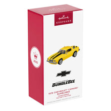 Load image into Gallery viewer, The Car's the Star Transformers 1976 Chevrolet® Camaro® Bumblebee Metal Ornament