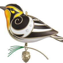 Load image into Gallery viewer, The Beauty of Birds Blackburnian Warbler Ornament
