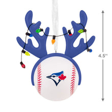 Load image into Gallery viewer, MLB Toronto Blue Jays™ Reindeer Baseball Hallmark Ornament