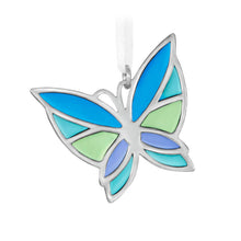 Load image into Gallery viewer, Mini Bitty Bright Butterfly Metal Ornament, 1.25"