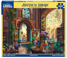 Load image into Gallery viewer, Botanical Library - 1000 Piece Puzzle by White Mountain