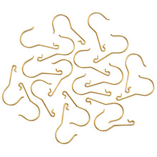 Load image into Gallery viewer, Brass Ornament Hooks, Set of 20 - Hallmark Timmins