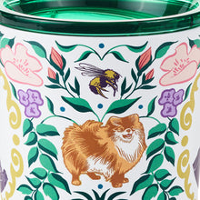 Load image into Gallery viewer, Bridgerton Ton Silhouettes on Floral Travel Mug, 15 oz.