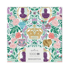 Load image into Gallery viewer, Bridgerton Ton Silhouettes on Floral 1000-Piece Jigsaw Puzzle